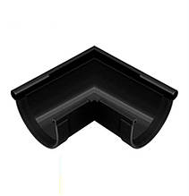 Кут Жолоба Водостковий Внутрішній 90° Графітовий