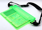 Водонепроникна сумка на пояс Waterproof Bag зелена, фото 5