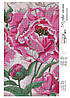 Схема для часткової вишивання бісером — Триптих "Рожеві півонії", фото 3
