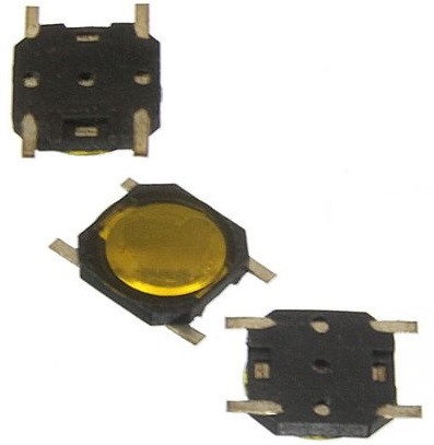 Кнопка Тактова SMD 5.2х5.2 х0.8 мм Перемикач 4 Pin