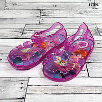 Силіконові сандалі Frozen для дівчинки. 22, 23, 24, 25, 26, 27
