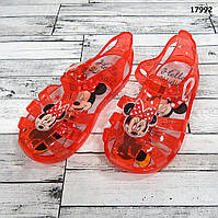 Силіконові сандалі Minnie Mouse для дівчинки. 23, 24, 25, 27