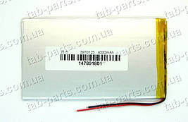 Батарея (акумулятор) для планшета 4000 мА·год, Li-Pol 3.7В, 125*70*3.9 мм