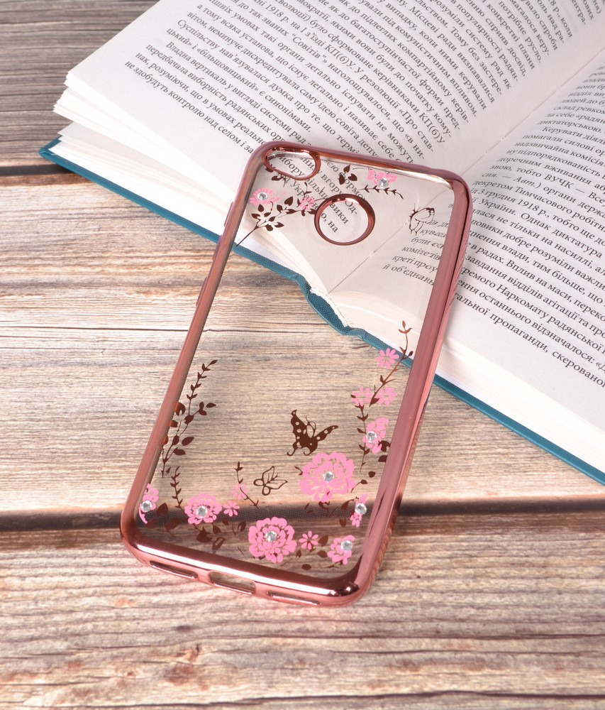 Чохол силіконовий TPU Glaze rose gold для Xiaomi Redmi 4X