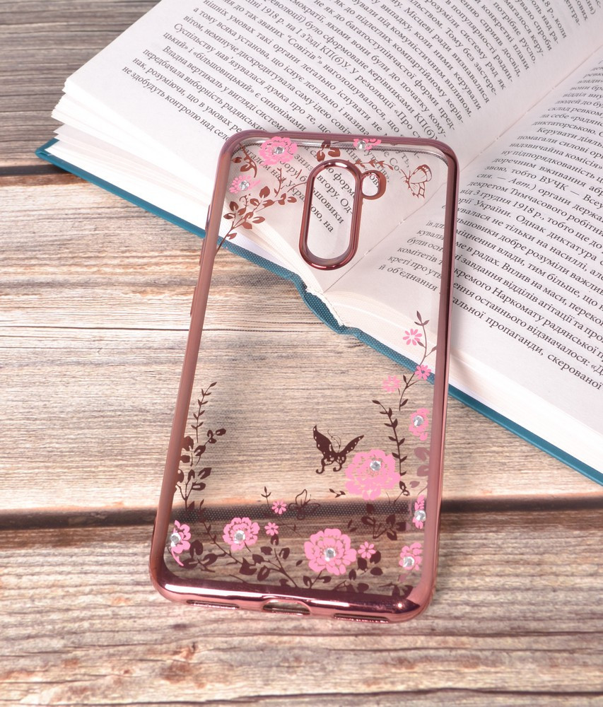 Чохол силіконовий TPU Glaze rose gold для Xiaomi Pocofone F1