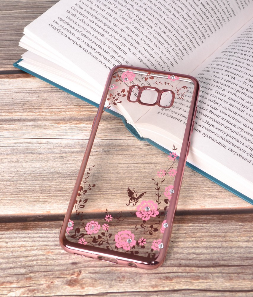 Чохол силіконовий TPU Glaze rose gold для Samsung Galaxy S8/G950