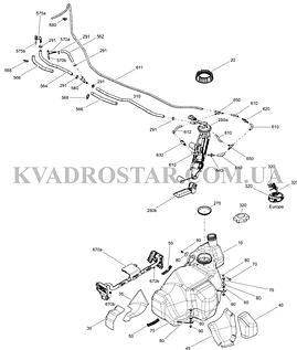 Паливна система квадроцикла