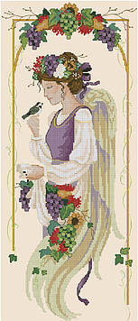 Набір для вишивання хрестиком Прекрасний Ангел. Розмір: 17*38,5 см