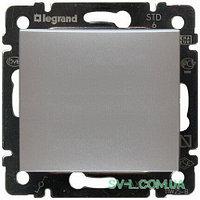 Механізм прохідного 1-клавішного перемикача алюміній 770106 Legrand Valena