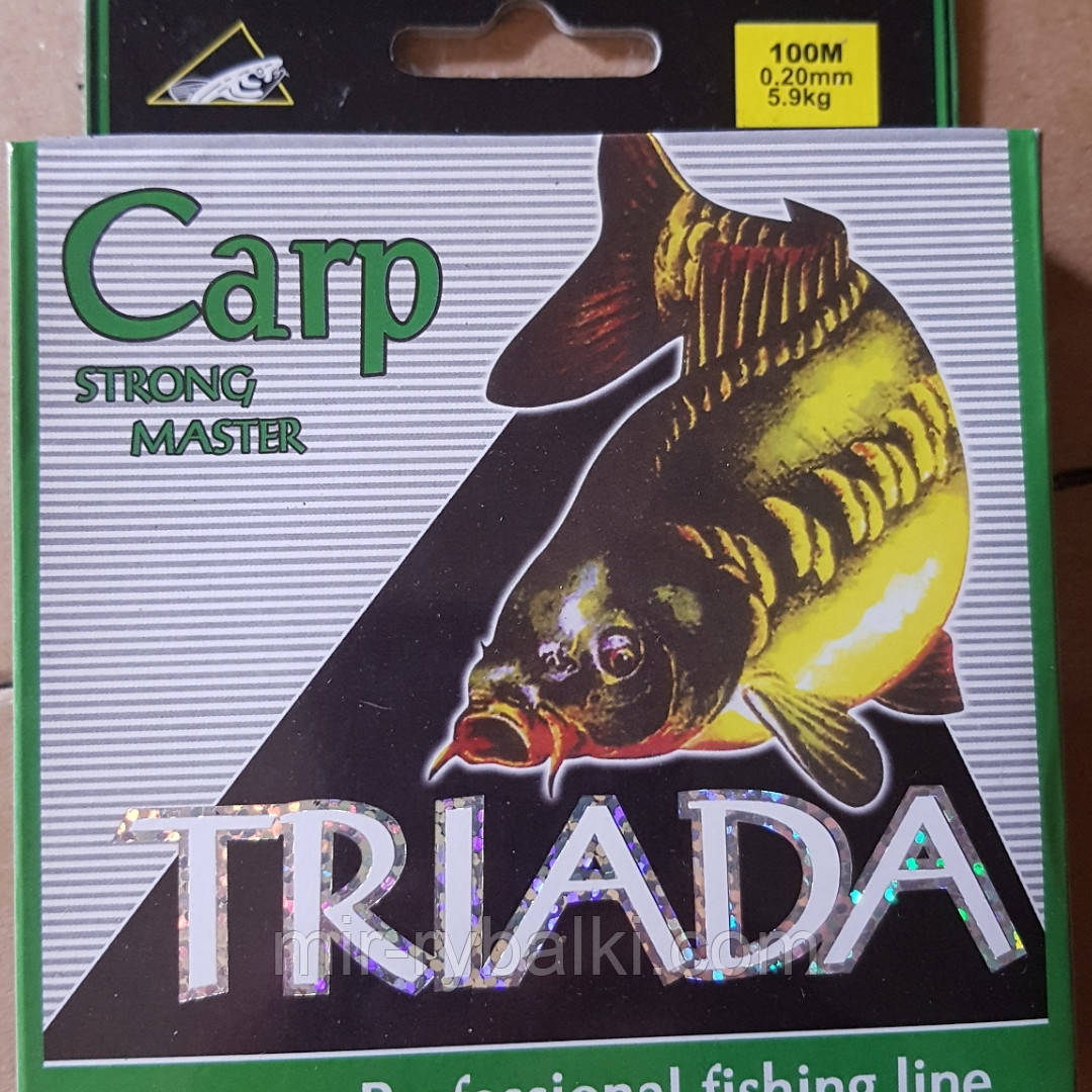 Волосінь Triada Carp 100 м 0.2 мм
