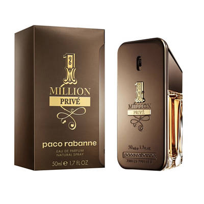 Оригінальний чоловічий аромат Paco Rabanne 1 Million Prive 50ml парфумована вода, пряний деревний аромат