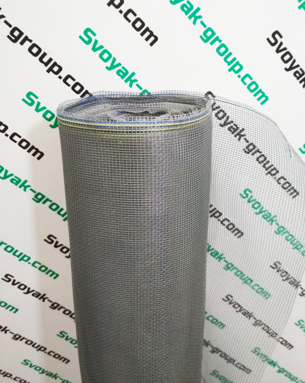 Москітна сітка на вікна 1,2х30 м (36 м2 осередок 1,6х1,8 мм). Сіра.