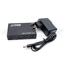 HDMI Splitter 1x4 v1.4,3D, 1080P, метал, фото 5