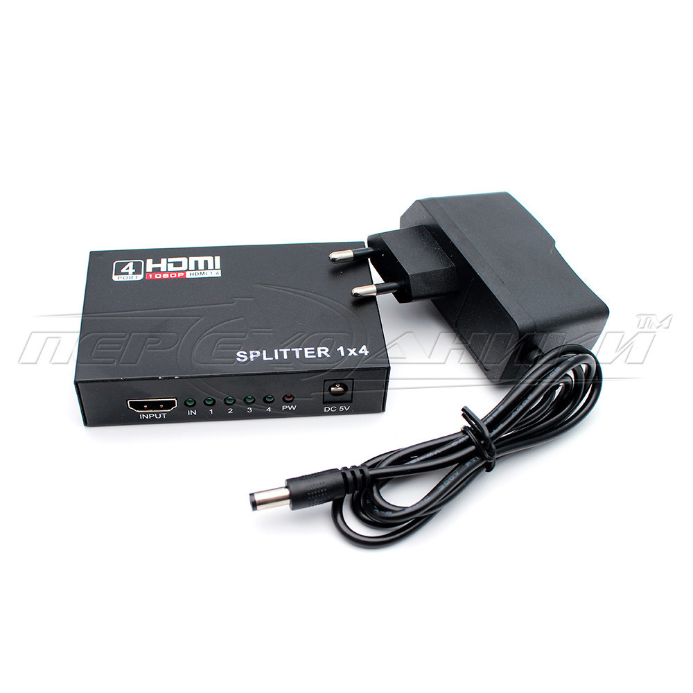 HDMI Splitter 1x4 v1.4,3D, 1080P, металл - фото 4 - id-p956280327