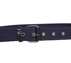 Текстильний чоловічий ремінь Dovhani E5698-12BLUE-555 115-130 см Синій, фото 4