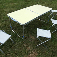 Розкладний стіл для пікніка з 4 стільцями Easy Camping