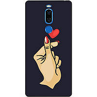 Чохол силіконовий для Meizu X8 з малюнком Знак любові