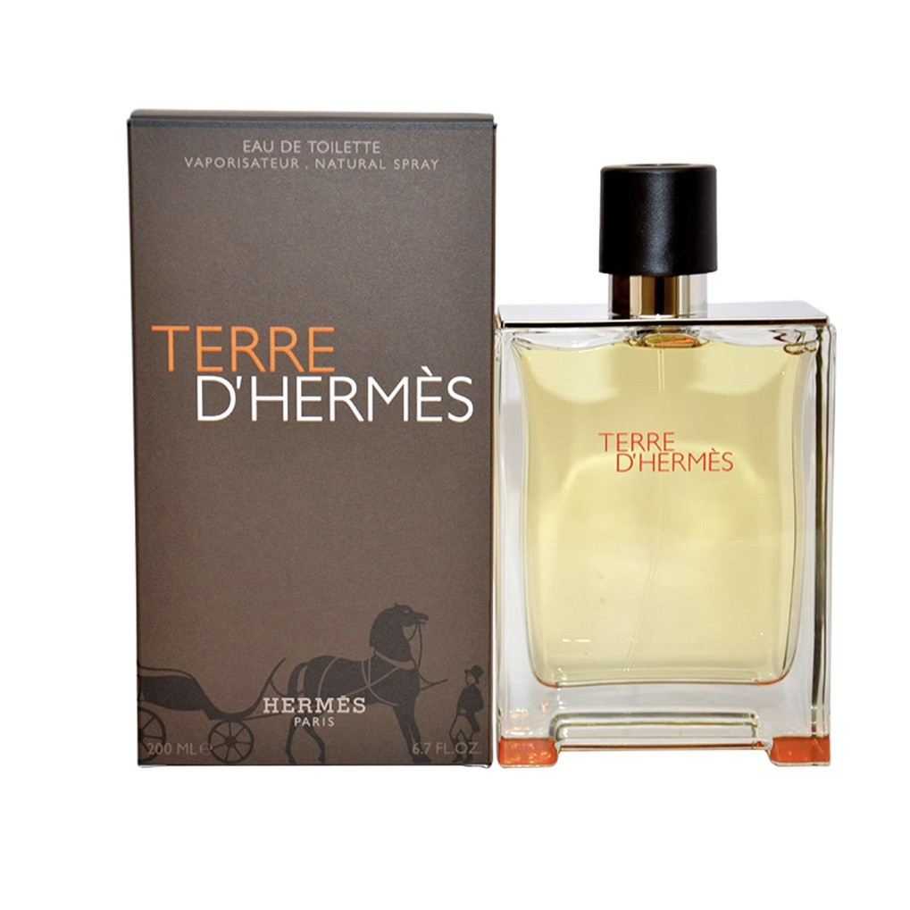 Оригінальні чоловічі парфуми Hermes Terre dHermes 200ml туалетна вода, свіжий деревний цитрусовий аромат