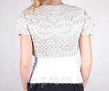 Укороченній в'язаний жилет різних кольорів на гудзиках NED & HELEN, фото 7