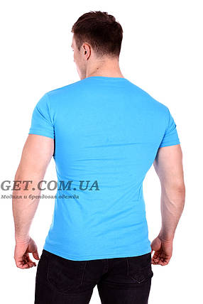Чоловіча футболка Ranget Team турція колір блакитний (f214/3) XL, фото 3