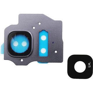 Скло камери для Samsung G955F Galaxy S8 Plus, з рамкою сірого кольору, orchid Gray