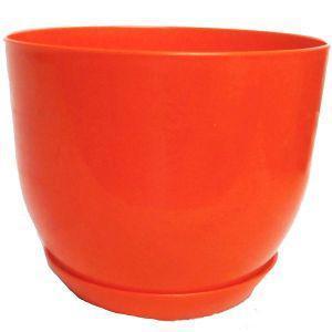 Горщик класик для рослин Жовтогарячий 19 см, фото 1