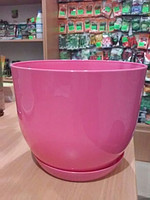 Горщик для рослин класик Рожевий 22 см