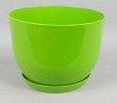 Горщик ламак для рослин Фісташковий 13 см, фото 1