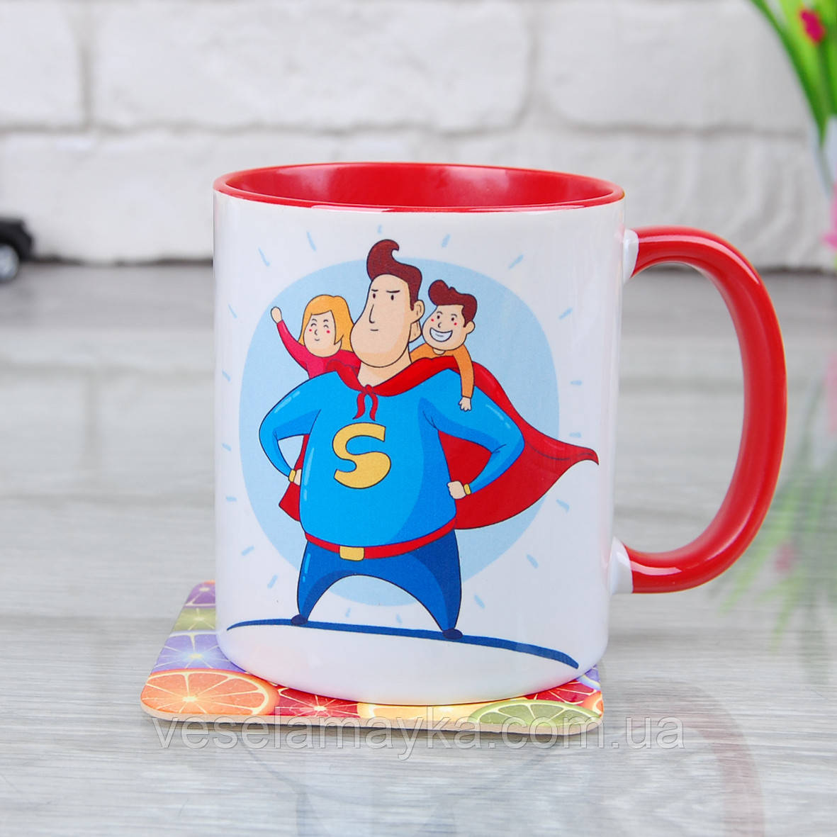 Чашка "Папа — супергерой", фото 1