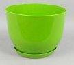 Горщик класик для рослин Фісташковий 19 см, фото 1