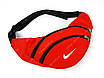 Сумка на пояс Nike Червона на 2 відділення, фото 6