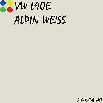 Авто фарба (автоемаль) акрилова Mobihel (Мобихел) VW L90E Alpin weiss 0,75 л з затверджувачем 0,375 л, фото 2
