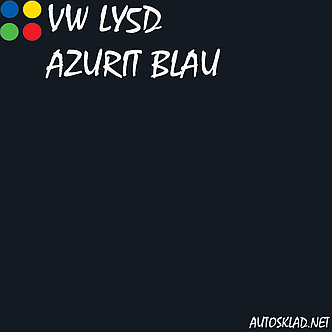 Авто фарба (автоемаль) акрилова Mobihel (Мобихел) LY5D Azurit Blau 0,75 л з затверджувачем 0,375 л, фото 3