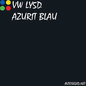 Авто фарба (автоемаль) акрилова Mobihel (Мобихел) LY5D Azurit Blau 0,75 л з затверджувачем 0,375 л, фото 2