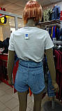 Жіночі джинсові шорти з поясом Cracpot Туреччина, фото 7