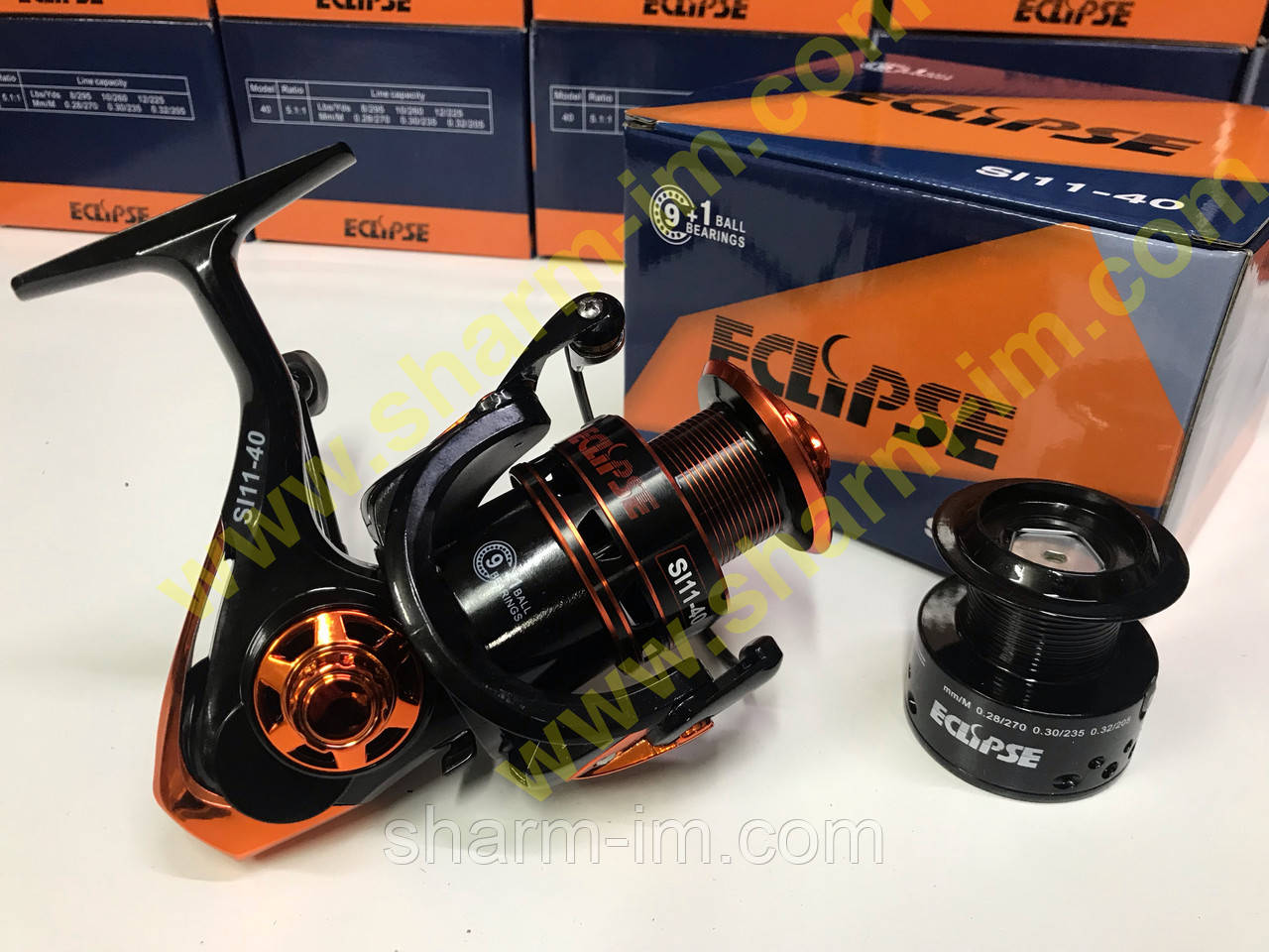 Котушка безінерційна Eclipse Neon 4000 (9+1) Алюмінієва шпуля