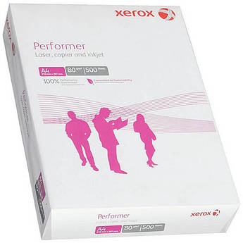 Папір офісний А4, 80 г/м2, 500 аркушів, Xerox Performer