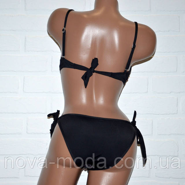 Раздельный женский купальник с двухсторонней пайеткой