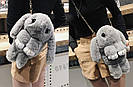 🐰 Сумка-Рюкзак  🐰  Кролик "Rex Fendi" з хутра (зайчик, зайчик) як іграшка, фото 3
