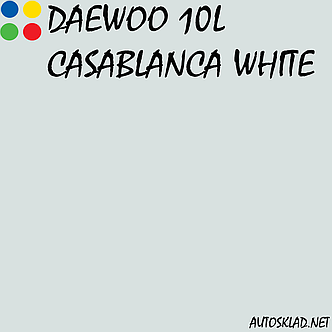 Авто фарба (автоемаль) акрилова Mobihel (Мобихел) Daewoo 10L white 0,75 л з затверджувачем 0,375 л, фото 3