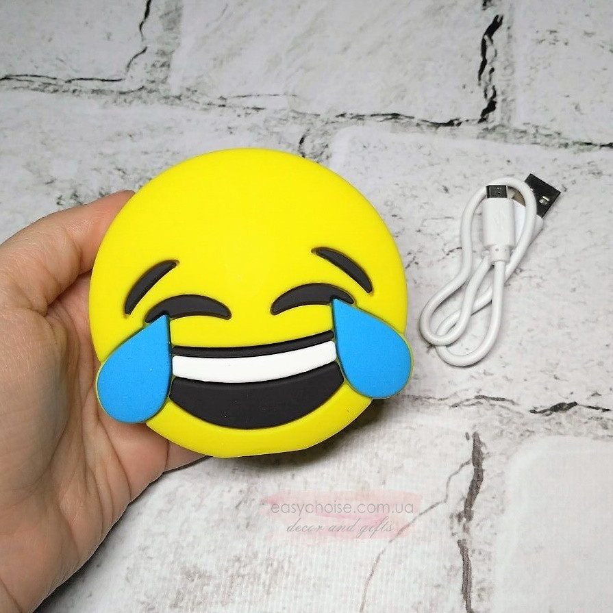 Універсальна портативна батарея Power Bank Емоції Смайл Emoji 15000 mAh