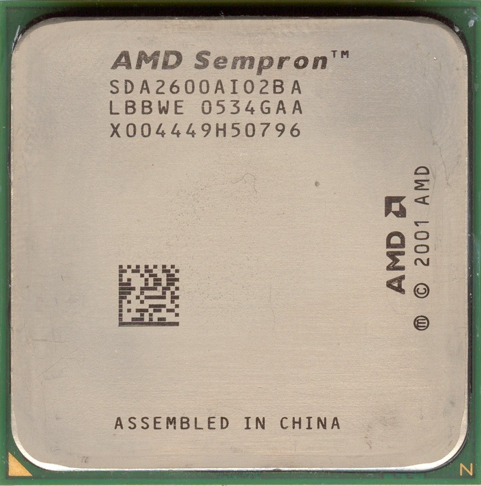 Процессор AMD Sempron 2600+ 1.60 GHz /128Kb/1600 (SDA2600AI02BA) s754, tray
