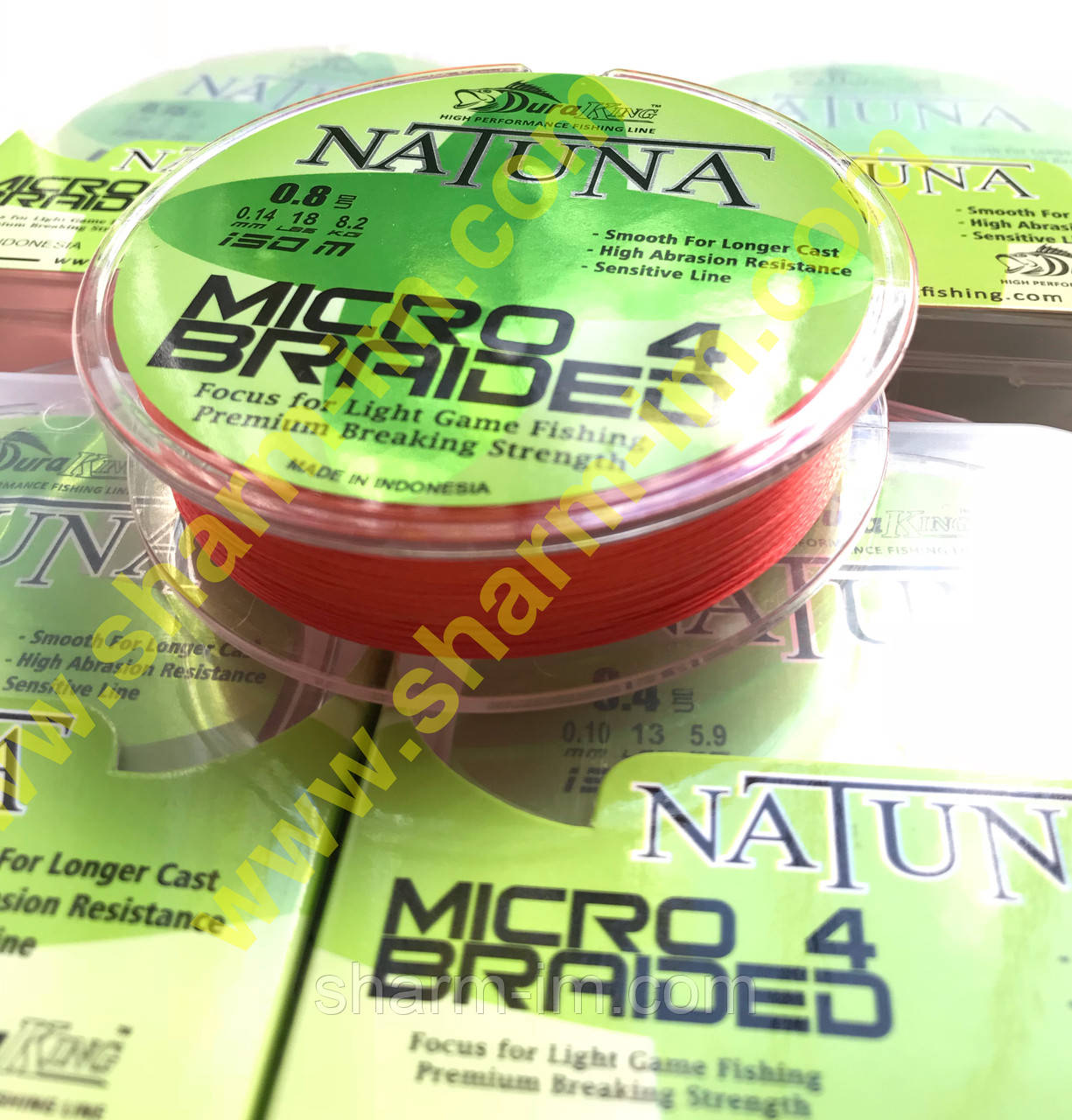 Плетений шнур DuraKing Natuna X4 Braid 150 м (0.08 мм/5 кг) Orange