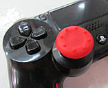 Силіконові насадки 4 шт. на аналогові стіки джойстиків РЅ3, PS4, XBOX 360,Xbox One (червоні), фото 7