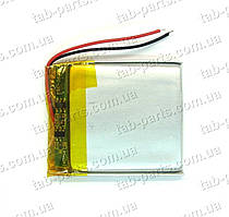 Батарея (акумулятор) для відеореєстратора, BlueTooth гарнітури 400 мА·год, Li-Pol 3.7 В, 35*30*4 мм