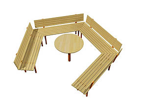 Лавочка зі столиком