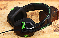 Навушники SALAR KX101, ігрова гарнітура, з мікрофоном, в обплетенні