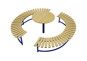 Лавка "Сонце" зі столиком
