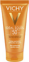 Солнцезащитный крем Vichy Capital Idéal Soleil Velvety Cream Complexion SPF 50+ для лица