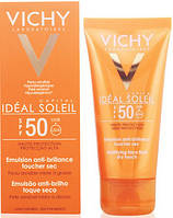 Солнцезащитная матирующая эмульсия для лица Vichy Ideal Soleil Emulsion Anti-Brillance SPF 50+